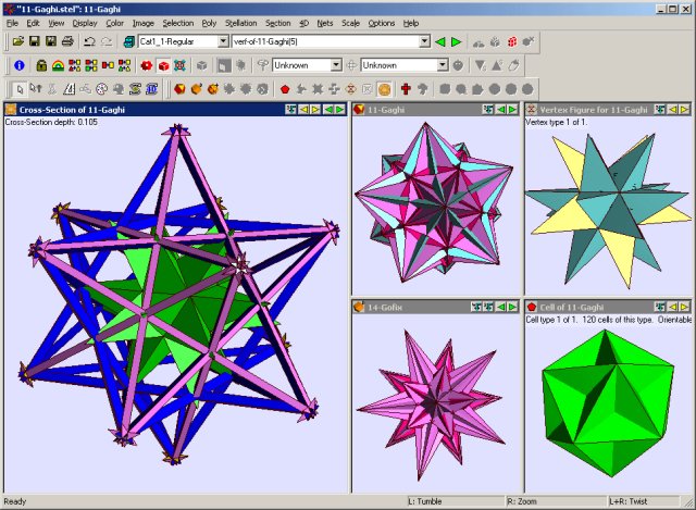 Polyhedra and 4D polytopes. Print nets.
